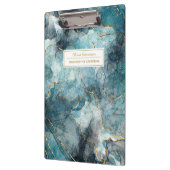 Name und Betreff des künstlerischen Abstrakt-Tinte Klemmbrett (Links)