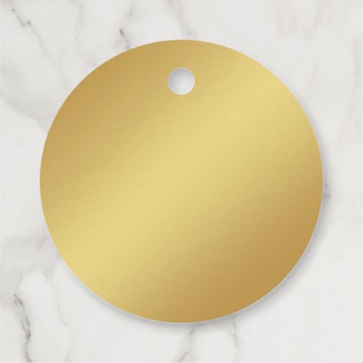 Name und Datum anpassen Gold Vielen Dank für Ihre  Geschenkanhänger (Rückseite)