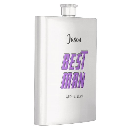 Name und Datum des Trauzeugen Flachmann (Rechts)