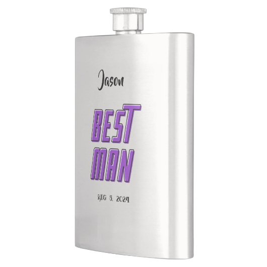 Name und Datum des Trauzeugen Flachmann (Links)