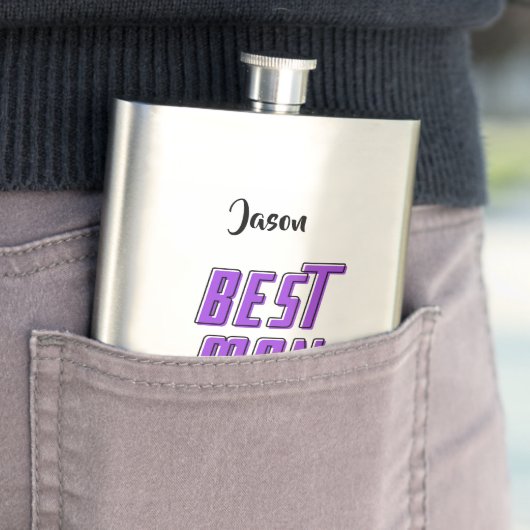 Name und Datum des Trauzeugen Flachmann (Beispiel)