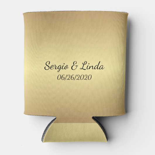 Name und Datum Dosenkühler (Vorderseite)