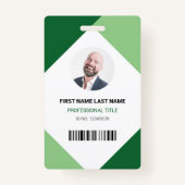 Name und Foto Beruflich Mitarbeiter-ID-Karte Ausweis (Vorderseite)