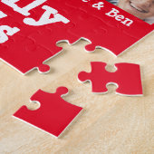 Name und Foto der Familie und Freunde - Red Dement Puzzle (Seite)