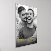 Name und Foto der Paare Foliendrucke (Ablage )