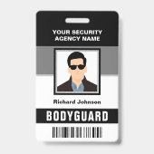 Name und Foto-ID Ausweis (Front)