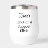 Name und Foto Thermalweintumbler (Vorderseite)