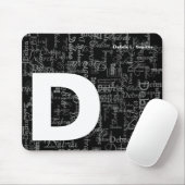 Name und Großbuchstabe personalisiert Mousepad (Mit Mouse)