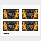 Name und Hersteller des Staat (Stapel und Datum) Rechteckiger Aufkleber (Blatt)