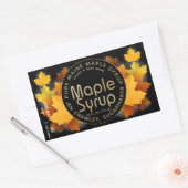 Name und Hersteller des Staat (Stapel und Datum) Rechteckiger Aufkleber (Umschlag)