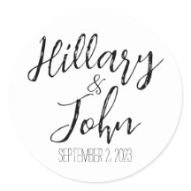 Name und Hochzeitsdatum des Ehepaares