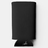 Name und Hochzeitsdatum des Ehepaares Selters Dosenkühler (Rückseite)