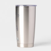 Name und Initialen monogrammiert Thermobecher (Links)