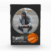 Name und Jahr des Basketball Fotos (Vorderseite)