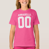 Name und Jersey Nummer, Front Back T - Shirt (Vorderseite)