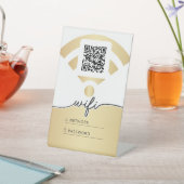 Name und Kennwort für WiFi Sockelschild (In SItu)