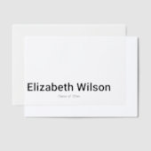 Name und Klasse des Abschlusses Graduate 2025 Pergament Einladungen (Versetzt)