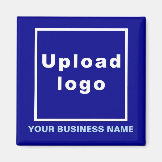 Name und Logo Blue Square Magnet (Vorne)