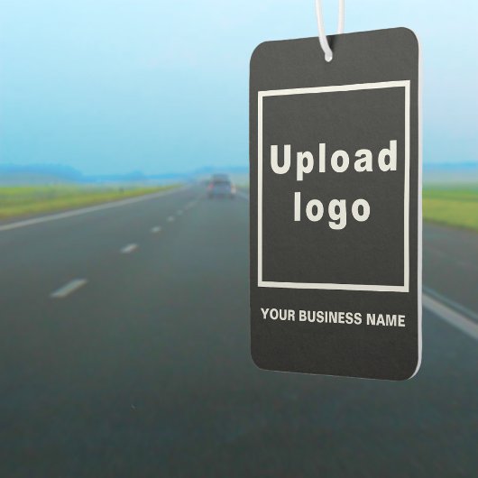 Name und Logo der Firma Black Air Freshener Autolufterfrischer