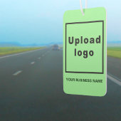 Name und Logo der Firma "Light Green Air Freshener Autolufterfrischer