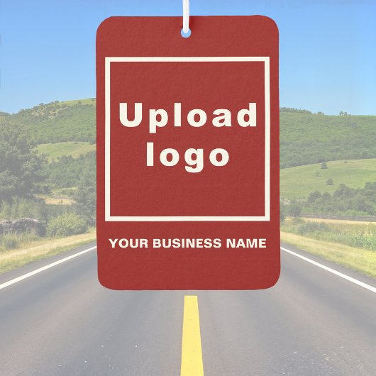 Name und Logo der Firma Red Air Freshener Autolufterfrischer