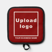 Name und Logo der Firma Red Pot Inhaber Topflappen (Vorderseite)