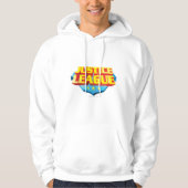 Name und Logo der "Gerechtigkeitsliga" Hoodie (Vorderseite)