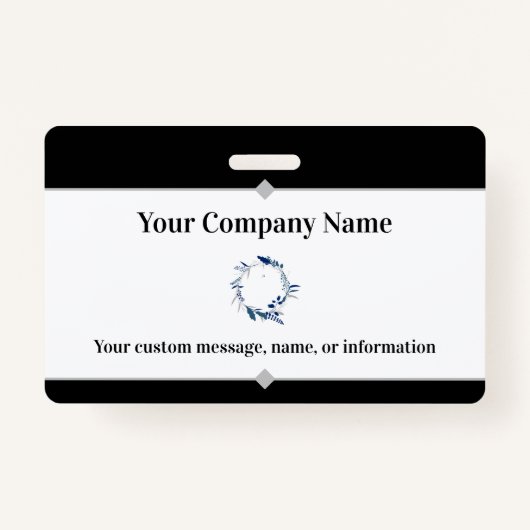 Name und Logo des Unternehmens oder des Unternehme Ausweis (Vorderseite)