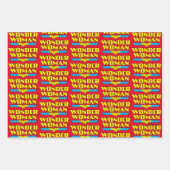 Name und Logo von Wonder Woman Geschenkpapier Set (Vorderseite 2)