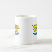 Name und Logo von Wonder Woman Kaffeetasse (Mittel)