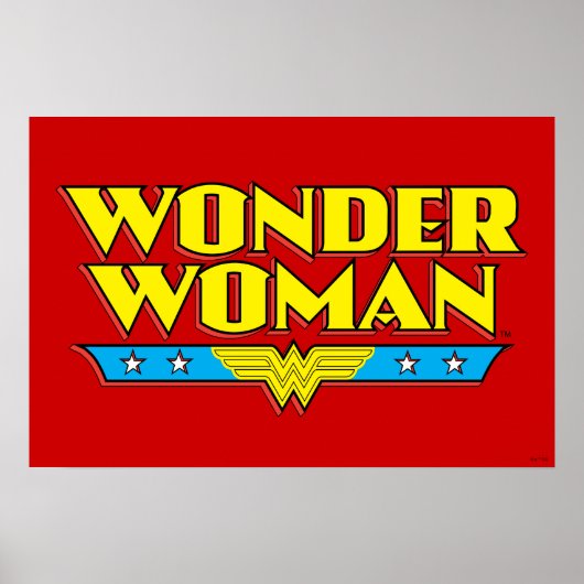 Name und Logo von Wonder Woman Poster (Vorne)