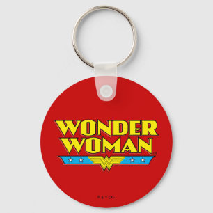 Name und Logo von Wonder Woman Schlüsselanhänger