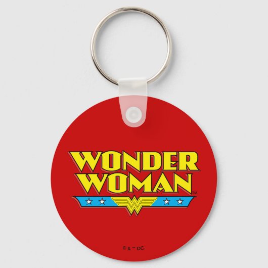 Name und Logo von Wonder Woman Schlüsselanhänger (Vorderseite)