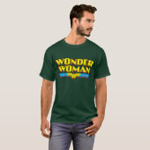Name und Logo von Wonder Woman T-Shirt (Vorne ganz)