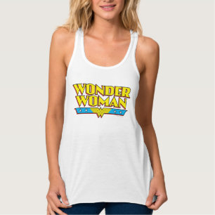 Name und Logo von Wonder Woman Tank Top