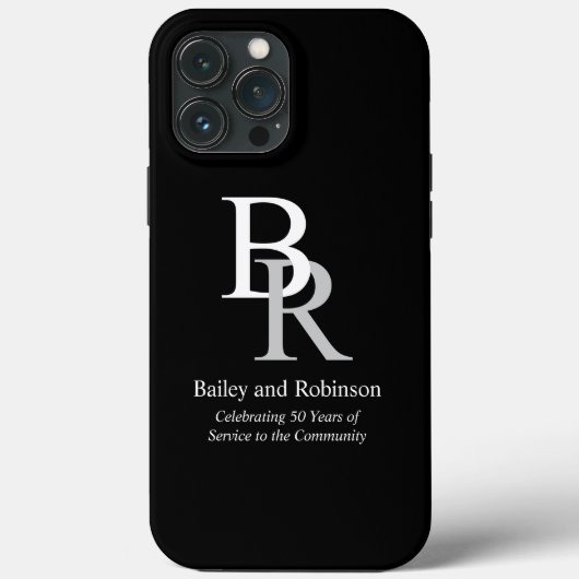 Name und Markierung für Ihr Unternehmen Case-Mate iPhone Hülle (Rückseite)