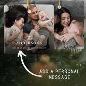 Name und Meldung der Weihnachts-/Urlaubsfamilie 2- Keramikornament