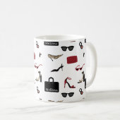 Name und Mode-Accessoires Girl Boss Kaffeetasse (VorderseiteRechts)