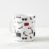 Name und Mode-Accessoires Girl Boss Kaffeetasse (Vorderseite Links)