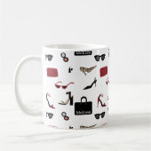 Name und Mode-Accessoires Girl Boss Kaffeetasse (Links)