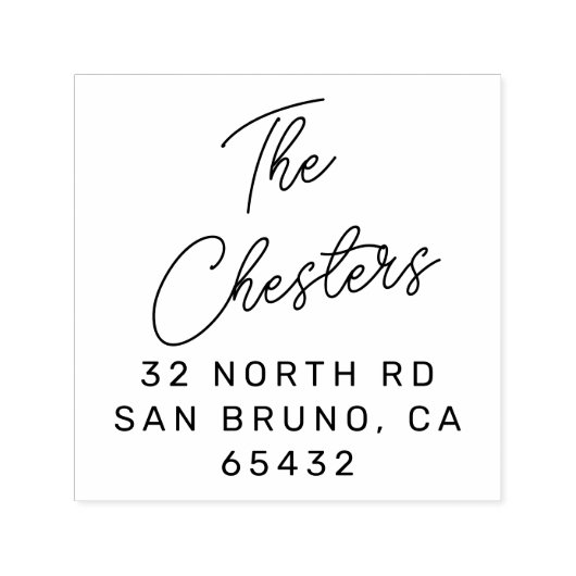 Name und moderne Adresse der Skriptfamilie Permastempel (Design)