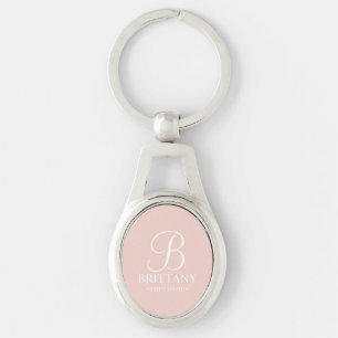 Name und Monogramm der personalisierten Bridesmaid Schlüsselanhänger