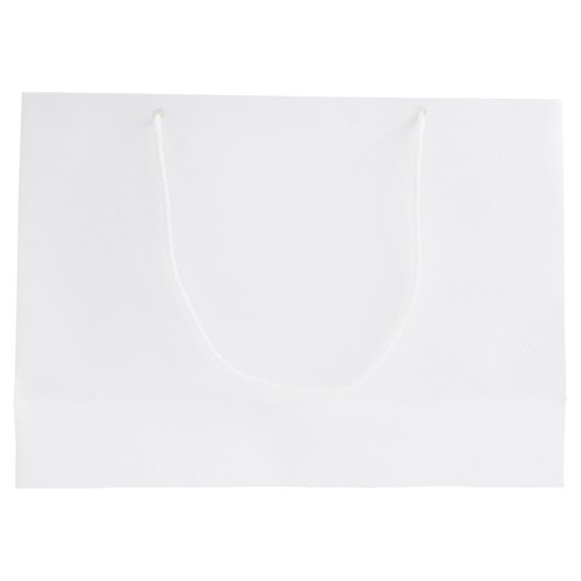 Name und Monogramm der personalisierten Trauzeuge Große Geschenktüte (Rückseite)