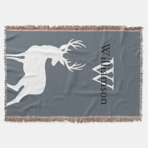 Name und Monogramm der Silhouette "White Buck" Decke