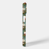 Name und Monogramm des Blumenmusters Magnolia Case-Mate iPhone Hülle (Rückseite / Rechts)