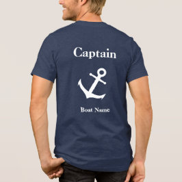 Name und Name des Schiffs Tri-Blend Shirt