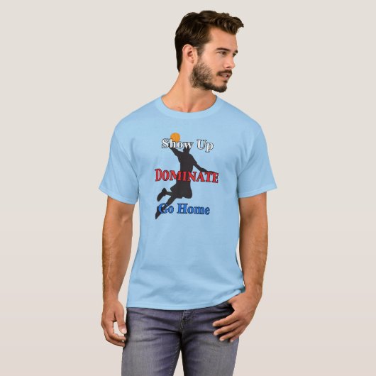 Name und Nummer auf der Rückseite Seriöser Basketb T-Shirt (Vorne ganz)