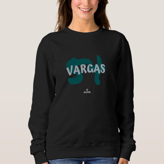Name und Nummer Carlos Vargas Seattle Baseball MLB Sweatshirt (Vorderseite)