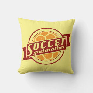Name und Nummer der Fußballspielerin Kissen