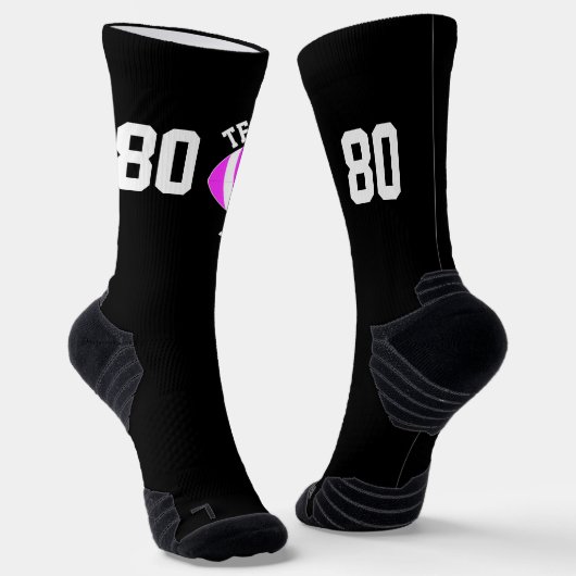 Name und Nummer des Football-Mannschafts-Teams Socken (Gewinkelt)